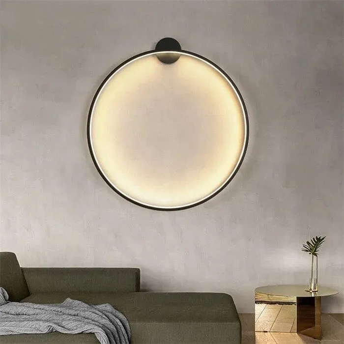 New Eclipse Round LED Wall Lamp Euroselle For Modern Homes