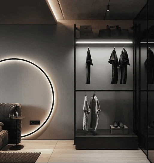 New Eclipse Round LED Wall Lamp Euroselle For Modern Homes