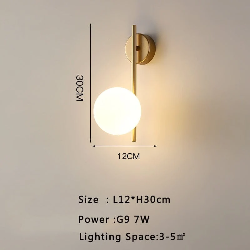 Euroselle Christopher Wall Lamp Nordic Style Home Lighting