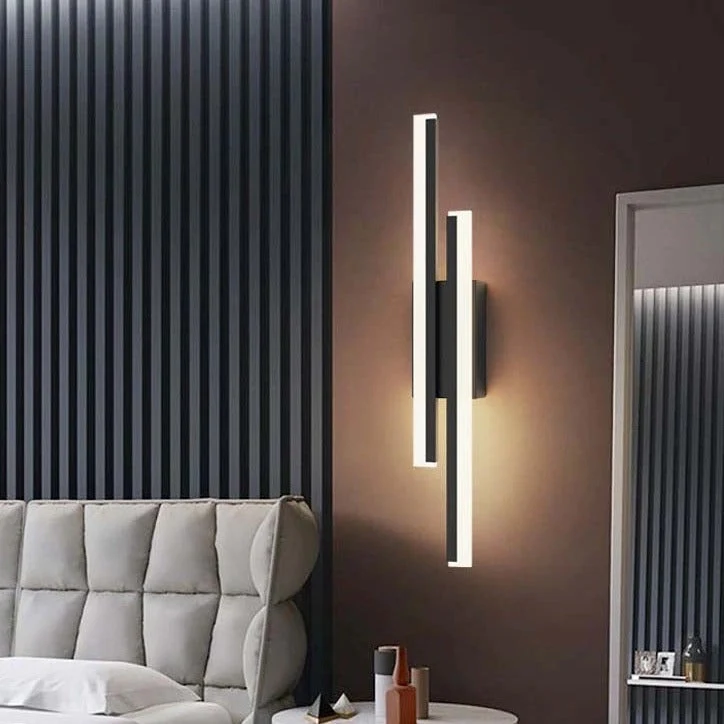 Euroselle Stripes Long LED Wall Lamp, Modern Wall Light