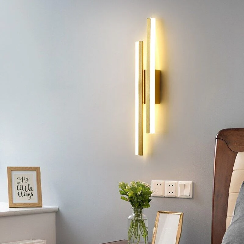 Euroselle Stripes Long LED Wall Lamp, Modern Wall Light