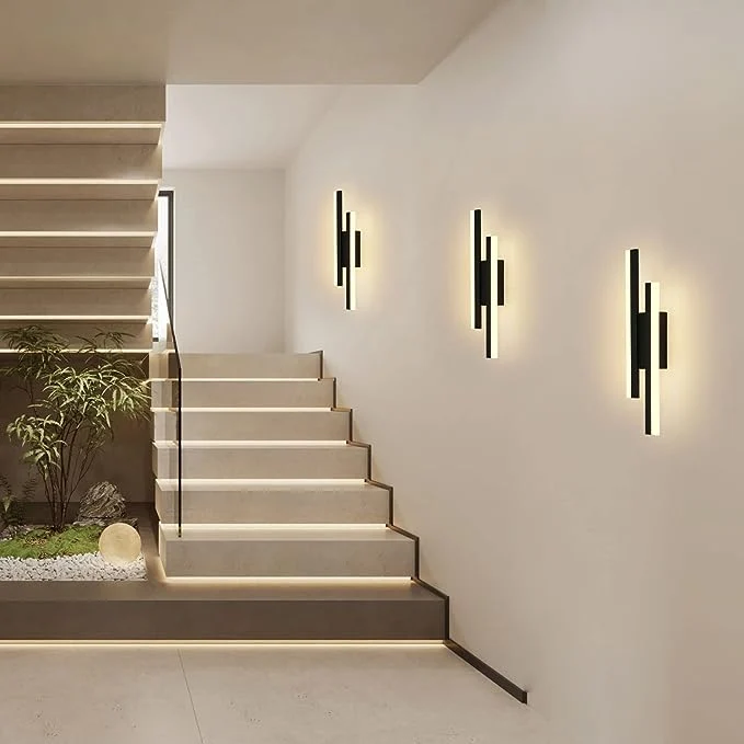 Euroselle Stripes Long LED Wall Lamp, Modern Wall Light