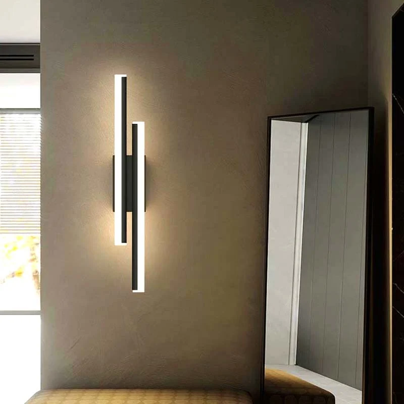 Euroselle Stripes Long LED Wall Lamp, Modern Wall Light