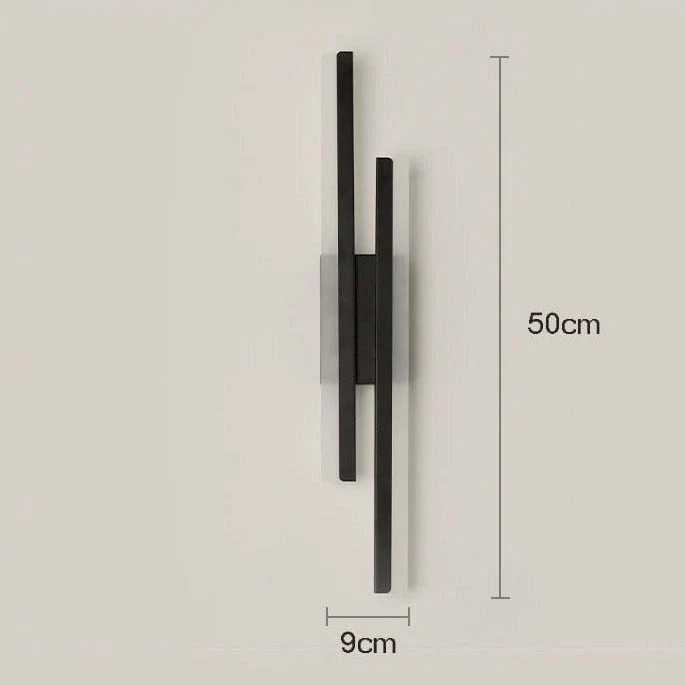 Euroselle Stripes Long LED Wall Lamp, Modern Wall Light