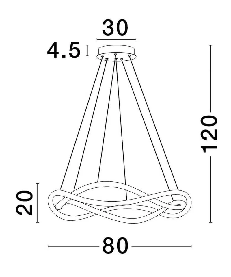 Jinal LED Deckenleuchte 2-flammig 3000K Schwarz