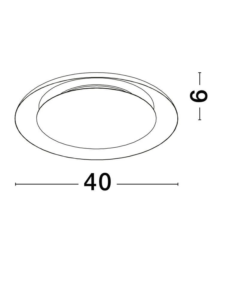 Epos Deckenleuchte Ø 40cm 2700, 4000K