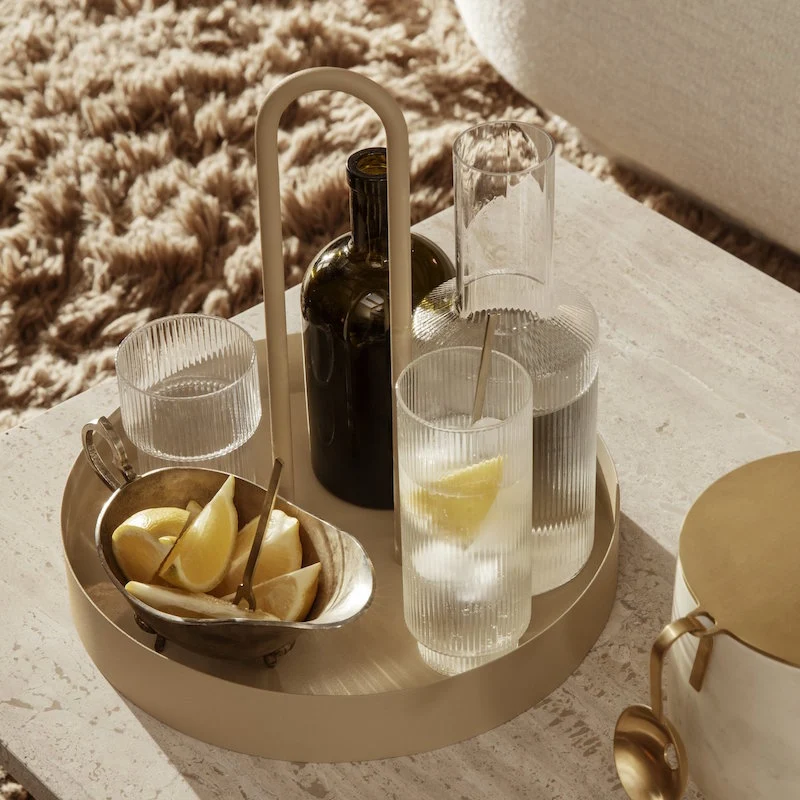 Grib Tray Cashmere - Tablett von ferm LIVING