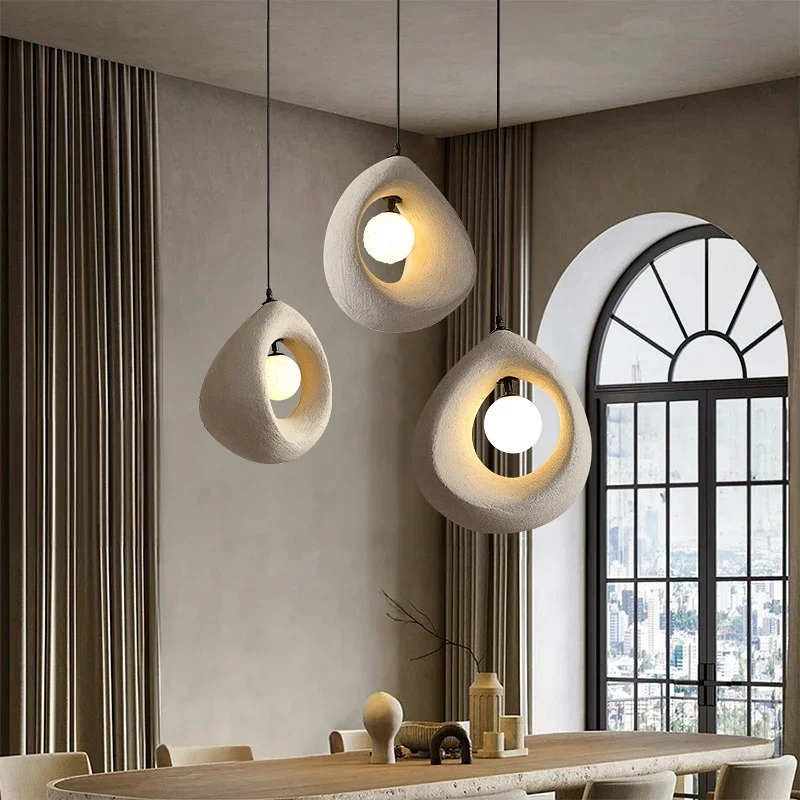 Hayami Resin LED Pendant Lights From Euroselle Home Lighting