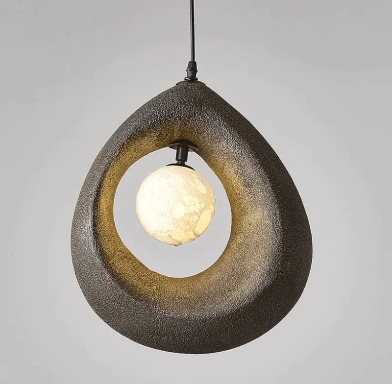 Hayami Resin LED Pendant Lights From Euroselle Home Lighting