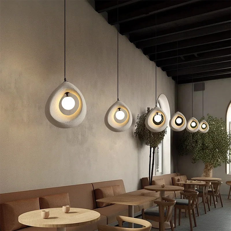 Hayami Resin LED Pendant Lights From Euroselle Home Lighting