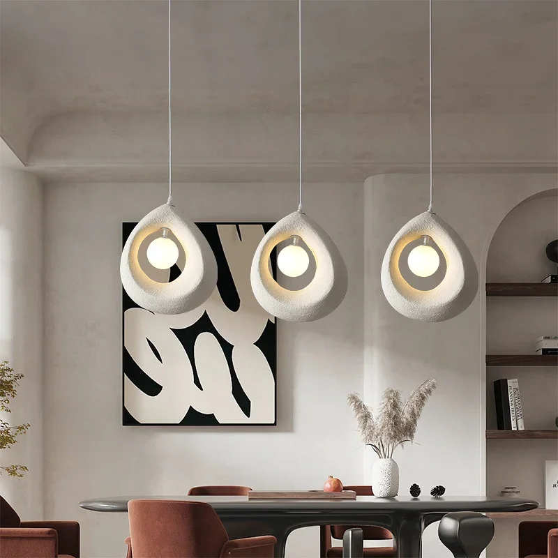 Hayami Resin LED Pendant Lights From Euroselle Home Lighting