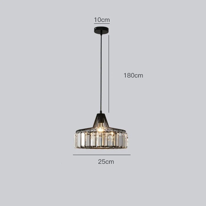 Serenity Crystal Pendant Lamp By Euroselle Decor Ideas