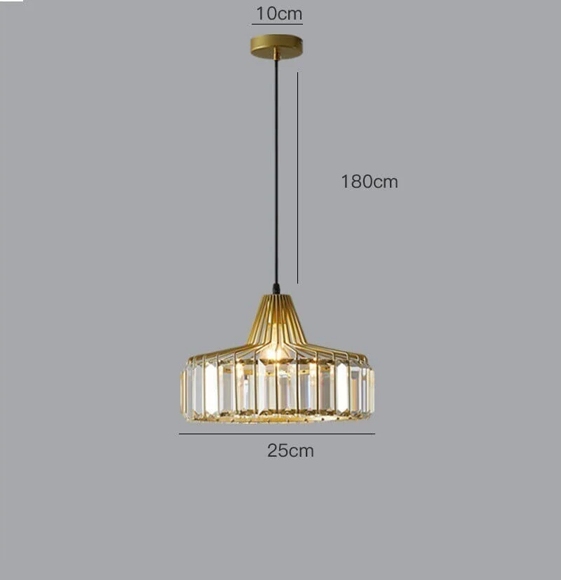 Serenity Crystal Pendant Lamp By Euroselle Decor Ideas
