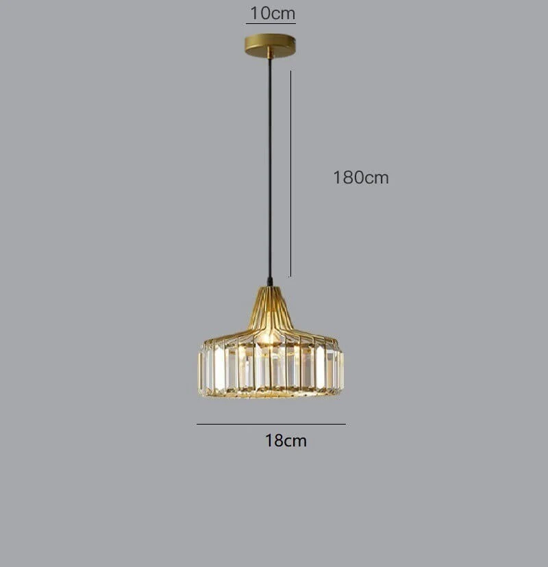 Serenity Crystal Pendant Lamp By Euroselle Decor Ideas