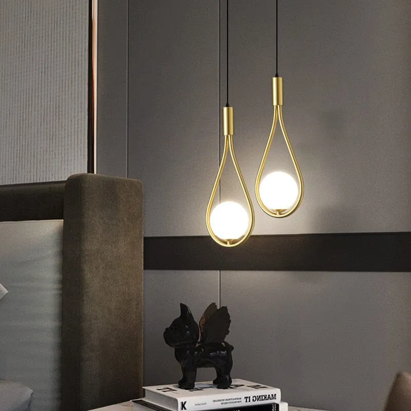 Droplet Pendant Light By Euroselle Modern Iron Fixture For Kitchen Or Bath