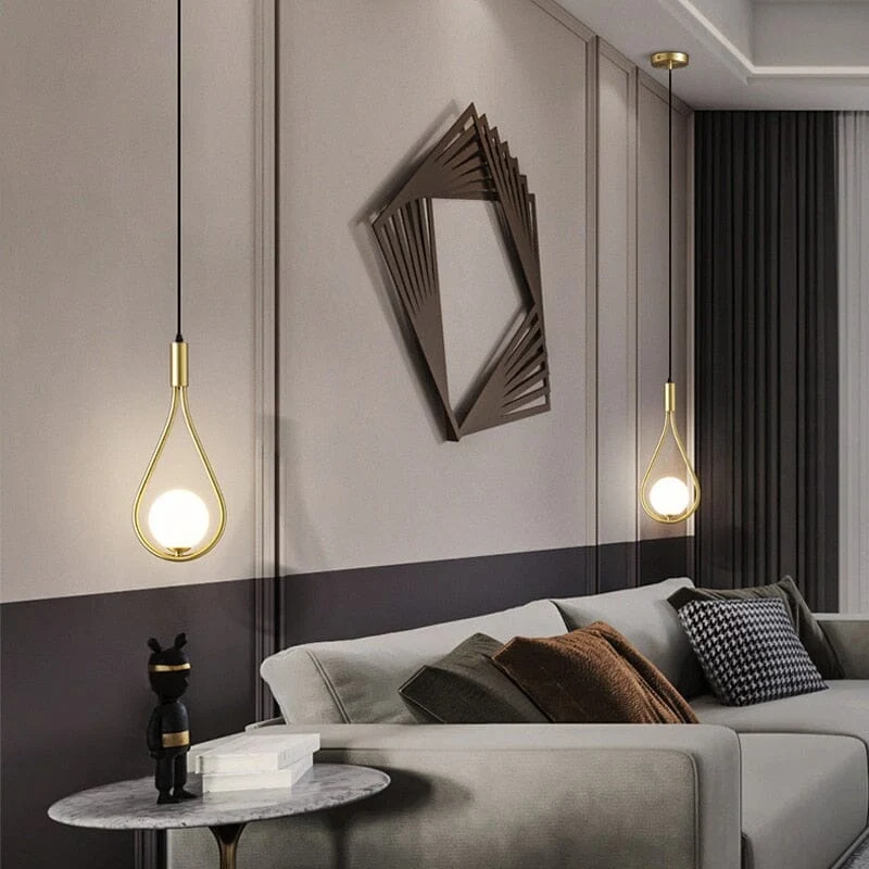 Droplet Pendant Light By Euroselle Modern Iron Fixture For Kitchen Or Bath