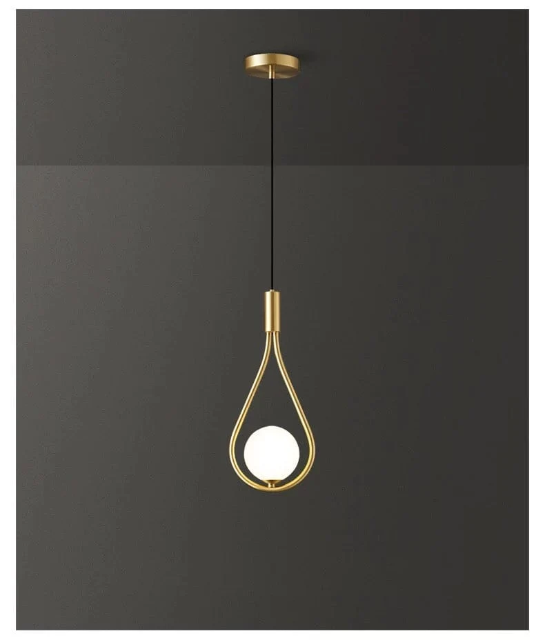 Droplet Pendant Light By Euroselle Modern Iron Fixture For Kitchen Or Bath