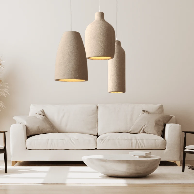 Vrimlo Wabi Pendant Lights Euroselle Japandi Style