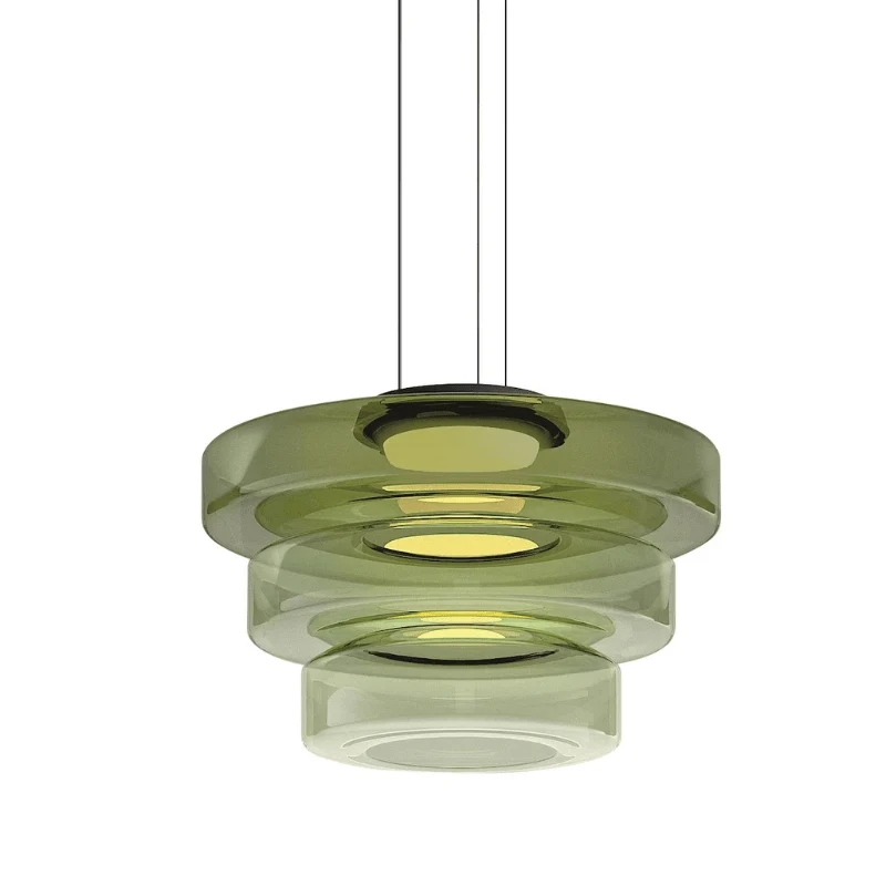 Euroselle Scandinavian Glass Pendant Light Minimalist Design