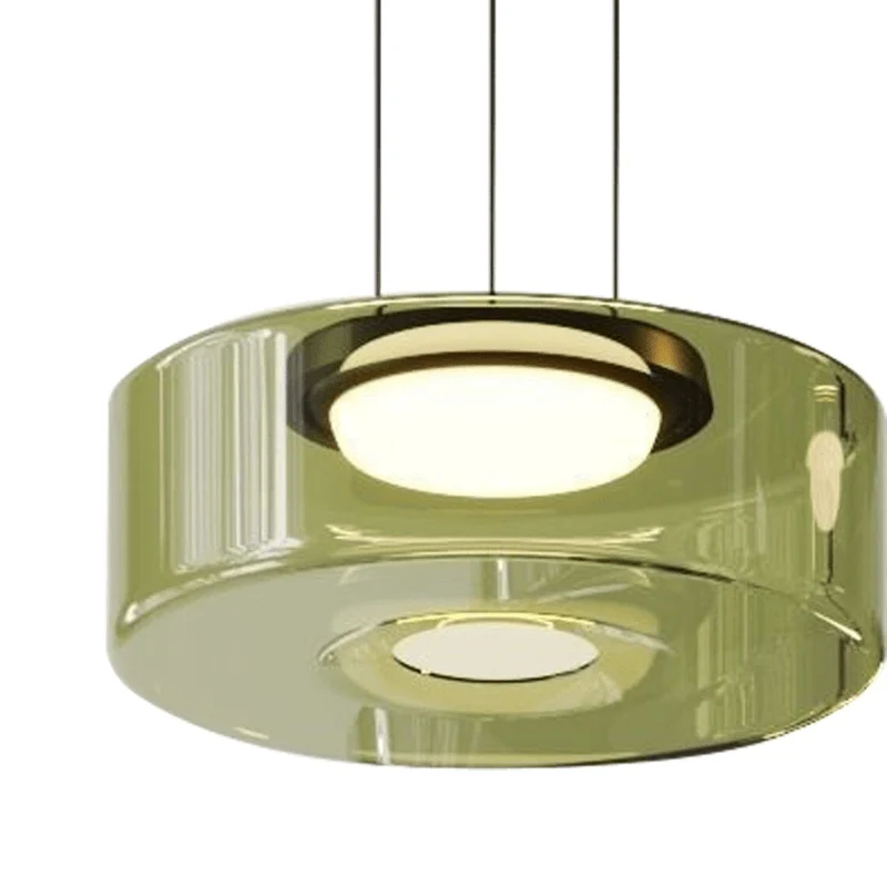 Euroselle Scandinavian Glass Pendant Light Minimalist Design