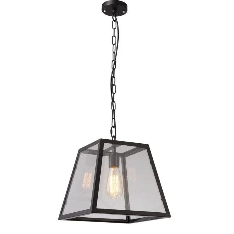 Saina Pendants By Euroselle Vintage Loft Glass Lighting Fixture