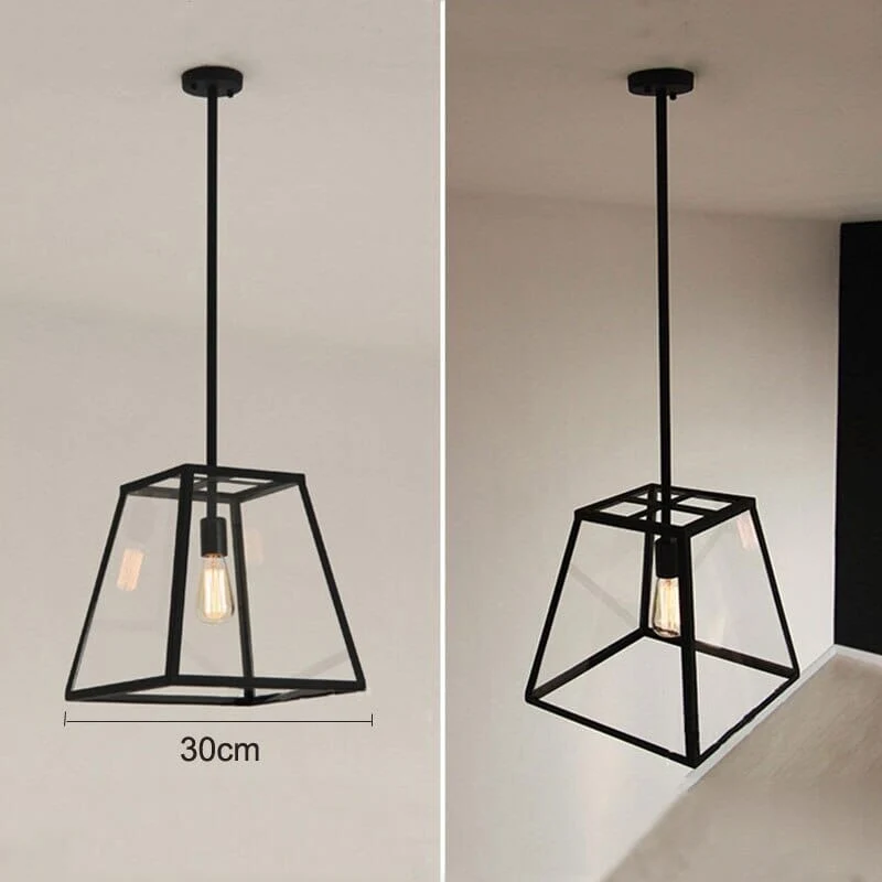 Saina Pendants By Euroselle Vintage Loft Glass Lighting Fixture