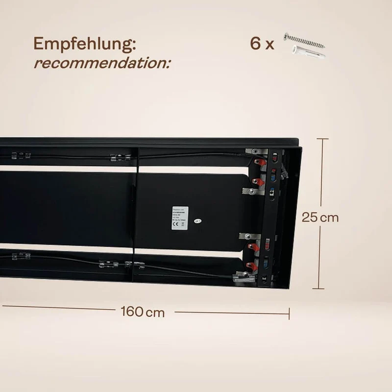 s.luce Velo Esszimmerleuchte 5-flammig Baldachin 160cm Ø 25cm