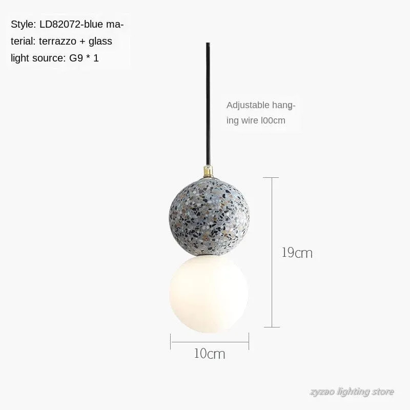 Euroselle Terrazzo Pendant Light For Homes Gardens Bars And Restaurants