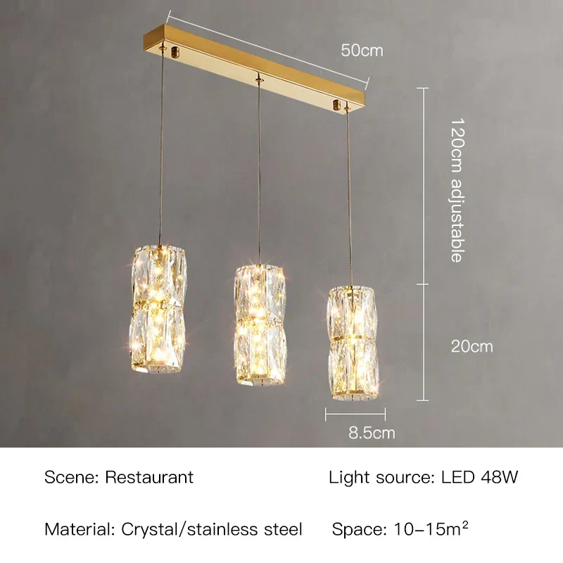 Surrey Pendants By Euroselle Crystal Wrapped Lampshades Retro Modern Lighting