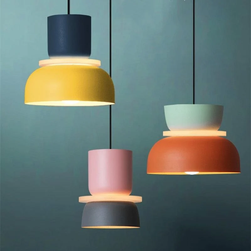 Saturn Halo Colorful LED Pendant Lights By Euroselle