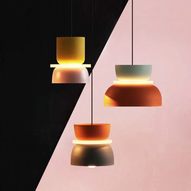 Saturn Halo Colorful LED Pendant Lights By Euroselle