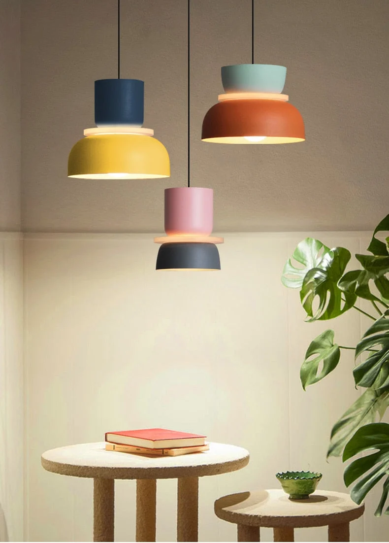Saturn Halo Colorful LED Pendant Lights By Euroselle