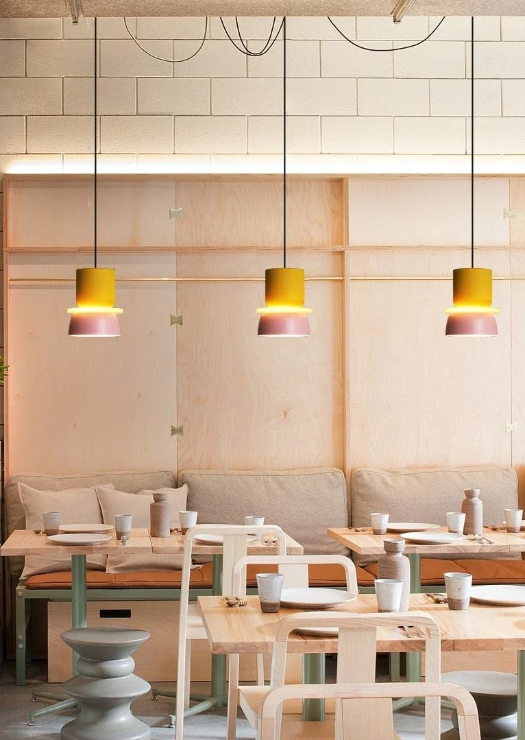 Saturn Halo Colorful LED Pendant Lights By Euroselle