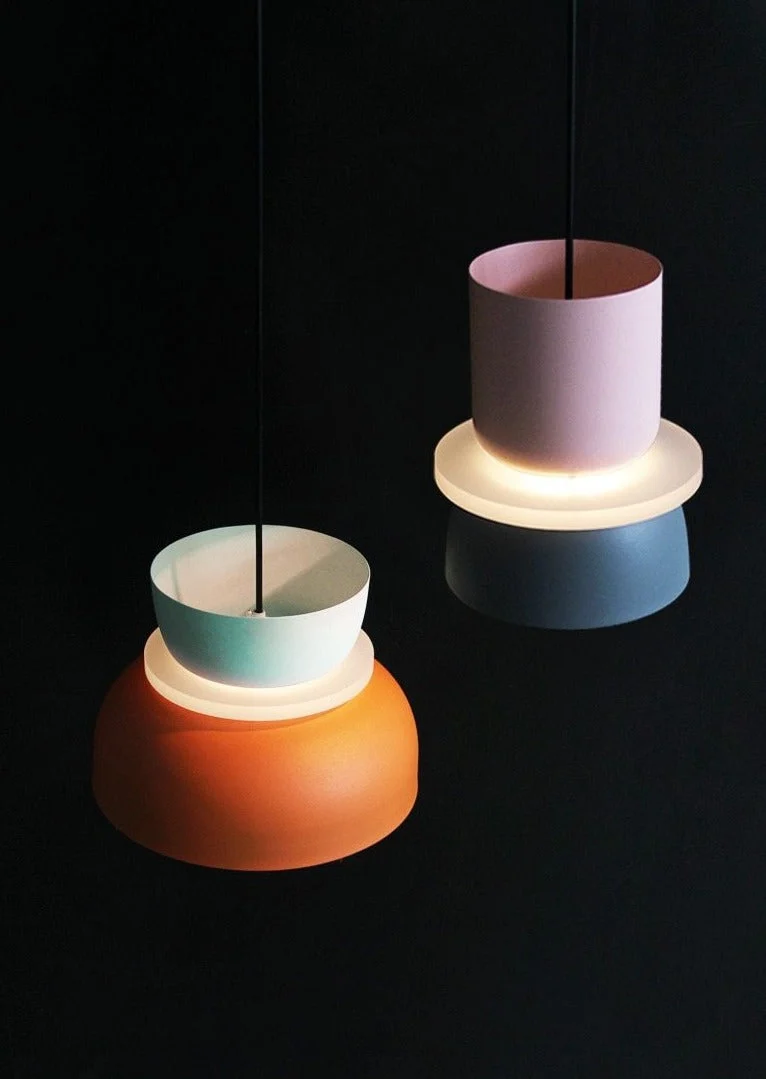 Saturn Halo Colorful LED Pendant Lights By Euroselle