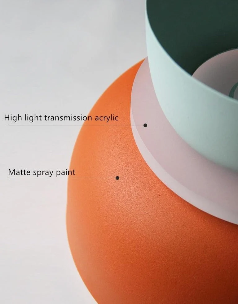 Saturn Halo Colorful LED Pendant Lights By Euroselle