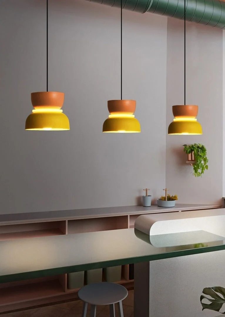 Saturn Halo Colorful LED Pendant Lights By Euroselle