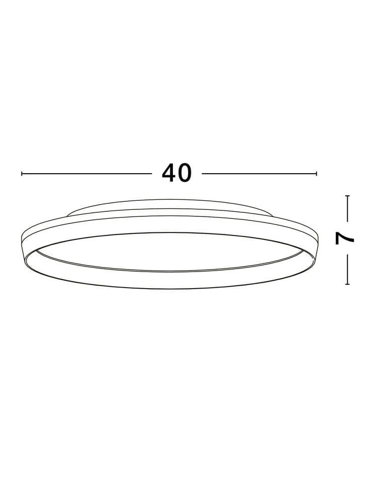 Vomos Deckenleuchte Ø 40cm 2700, 3000K
