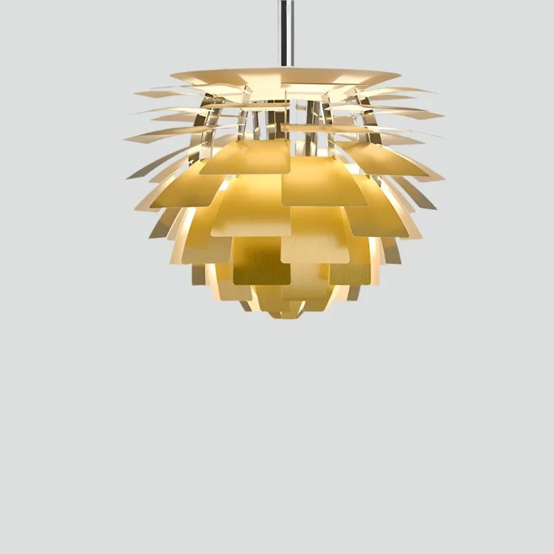 Aurique Artichoke Pendant Light Sculptural LED By Euroselle