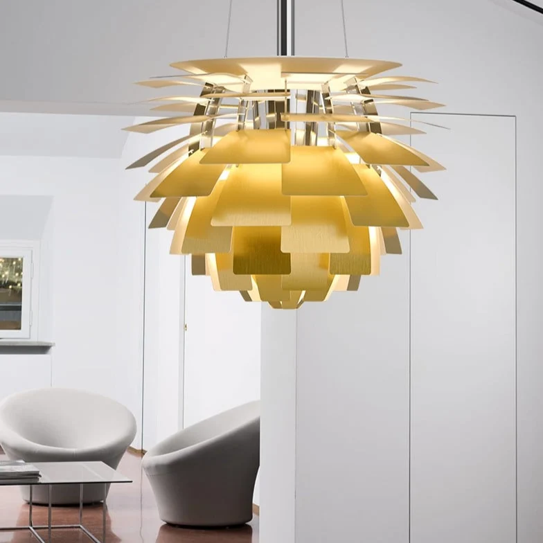 Aurique Artichoke Pendant Light Sculptural LED By Euroselle