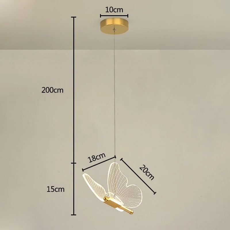 Euroselle Butterfly LED Wall Lamp For Home And Office Decor