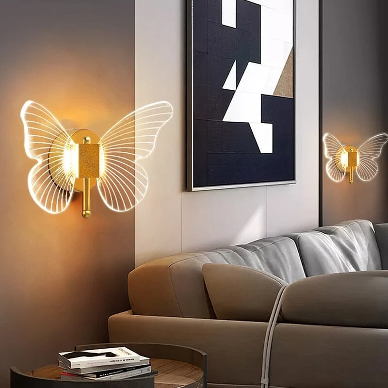Euroselle Butterfly LED Wall Lamp For Home And Office Decor