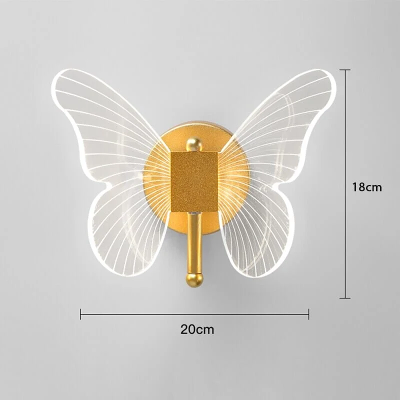 Euroselle Butterfly LED Wall Lamp For Home And Office Decor