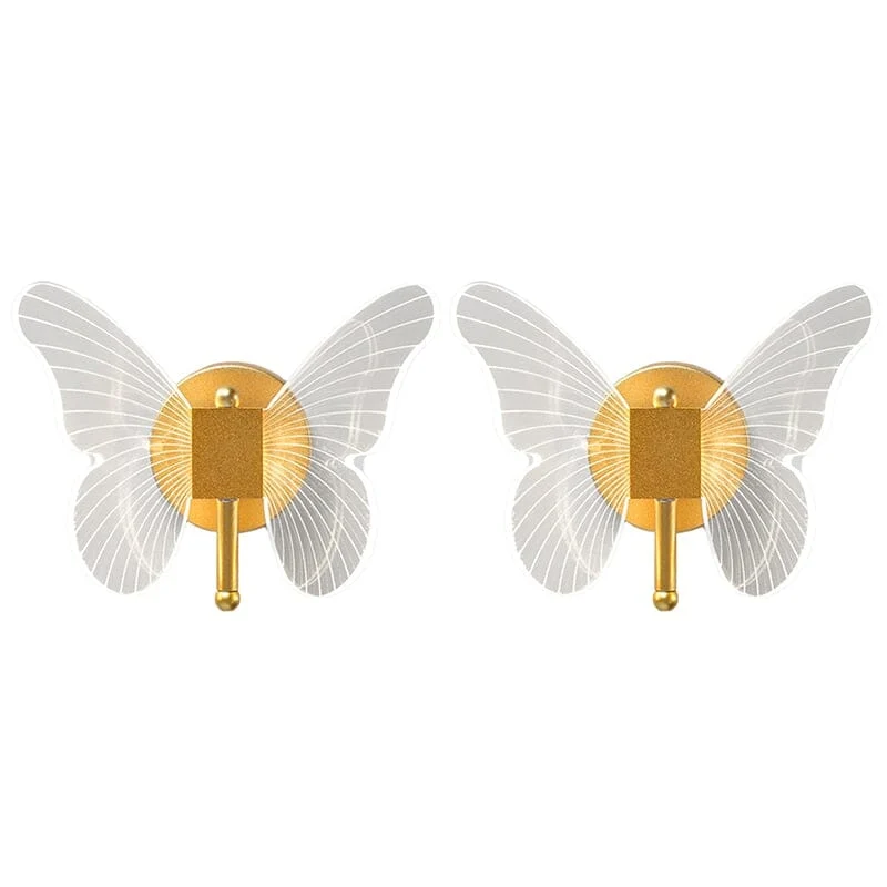 Euroselle Butterfly LED Wall Lamp For Home And Office Decor