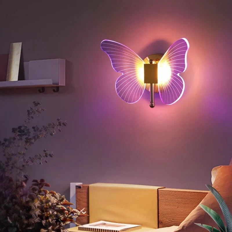 Euroselle Butterfly LED Wall Lamp For Home And Office Decor