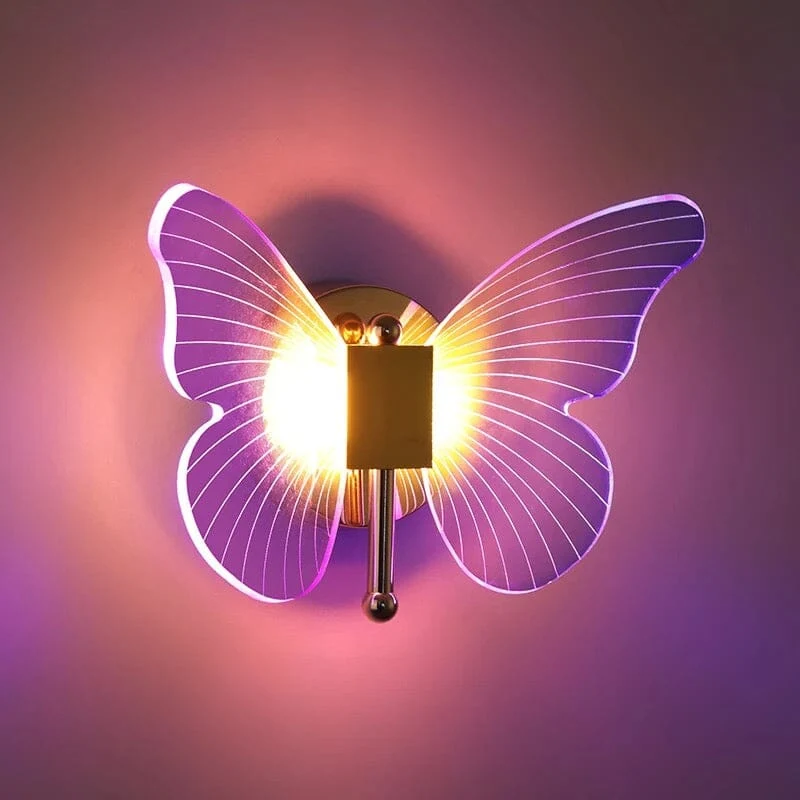 Euroselle Butterfly LED Wall Lamp For Home And Office Decor
