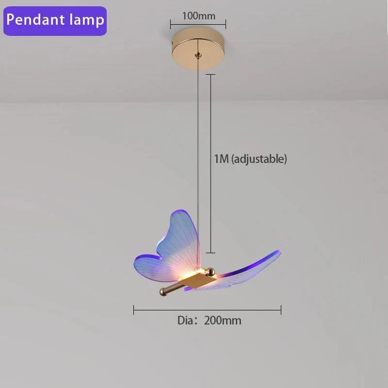 Euroselle Butterfly LED Wall Lamp For Home And Office Decor