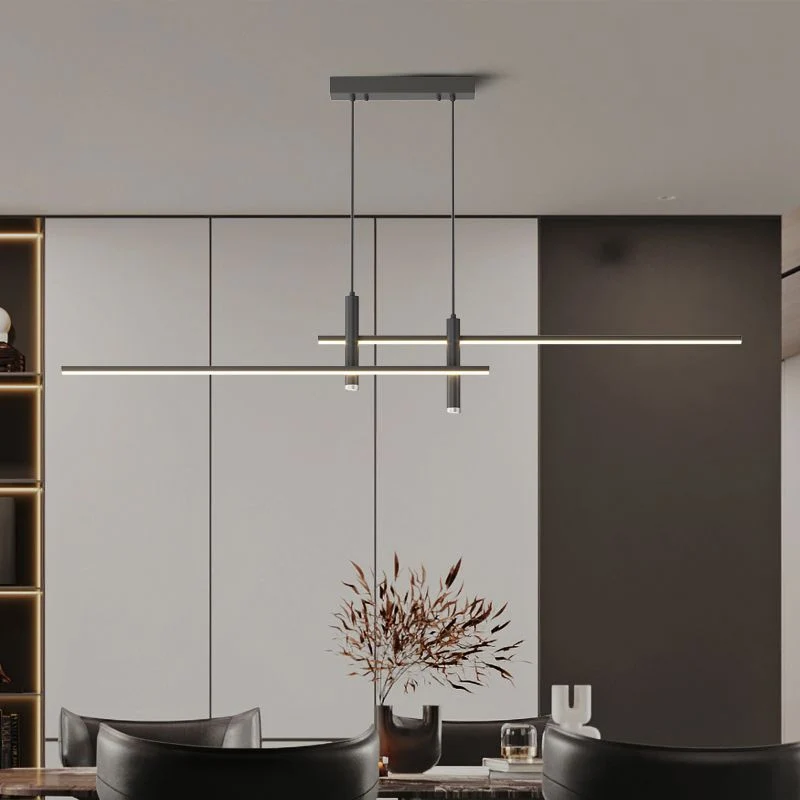 Avelin Modern Linear Led Pendant Light From Lumiere Studio By Euroselle