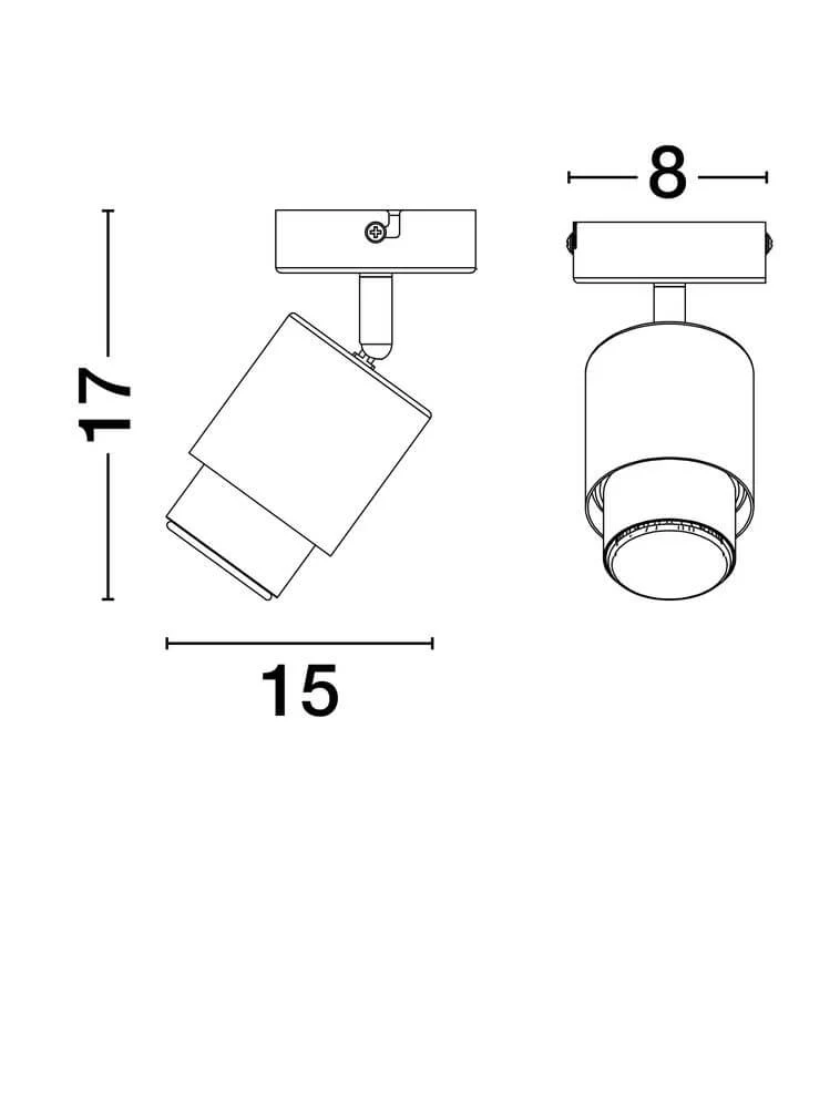 Ison Deckenleuchte GU10 Ø 15cm
