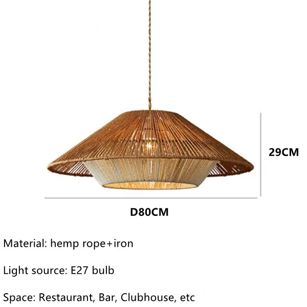 Selina Rattan Wabi Sabi Pendant Lights By Euroselle