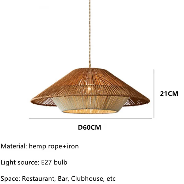 Selina Rattan Wabi Sabi Pendant Lights By Euroselle